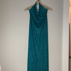 Teal Sparkle Dress